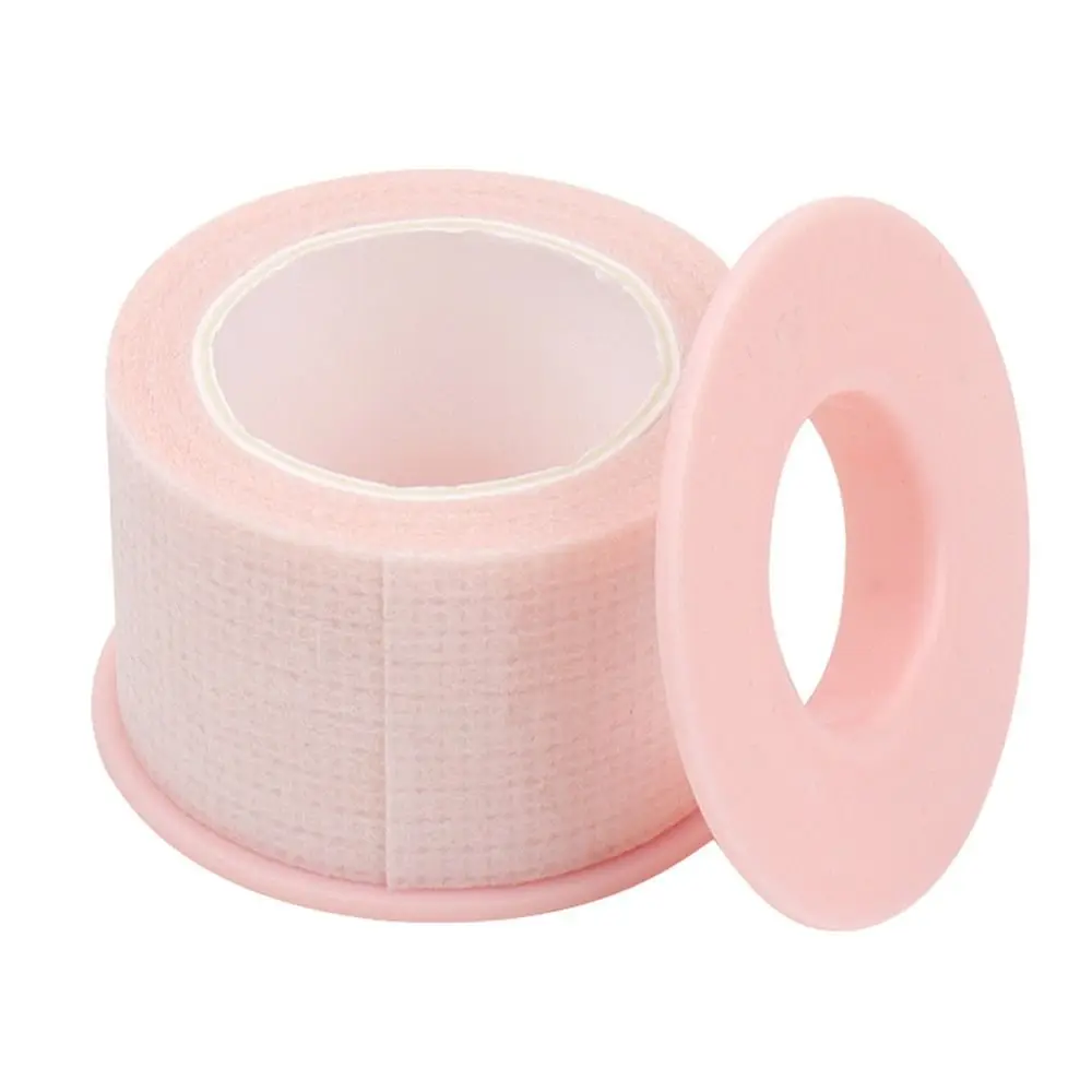 2 Rolls Silicone Gel Eyelash Extension Tape Pain-Free Removal Non-woven Eyelash Tapes Gentle Breathable Under Eye Pads tool