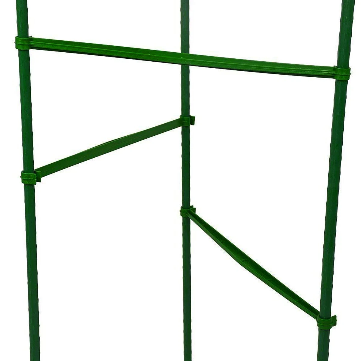 12pcs able Trellis Connectors Plant Stakes Brackets Connecting Rod Lightweight Reusable Stake For Tomatoes