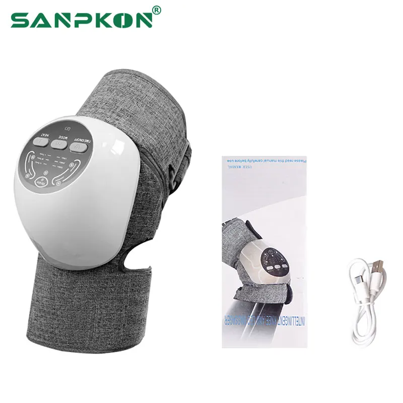 

Heated Leg Knee Massager Electric Wireless Vibration Air Compression Warm Massage Machine Relieve Cold Leg and Joint Pain Health