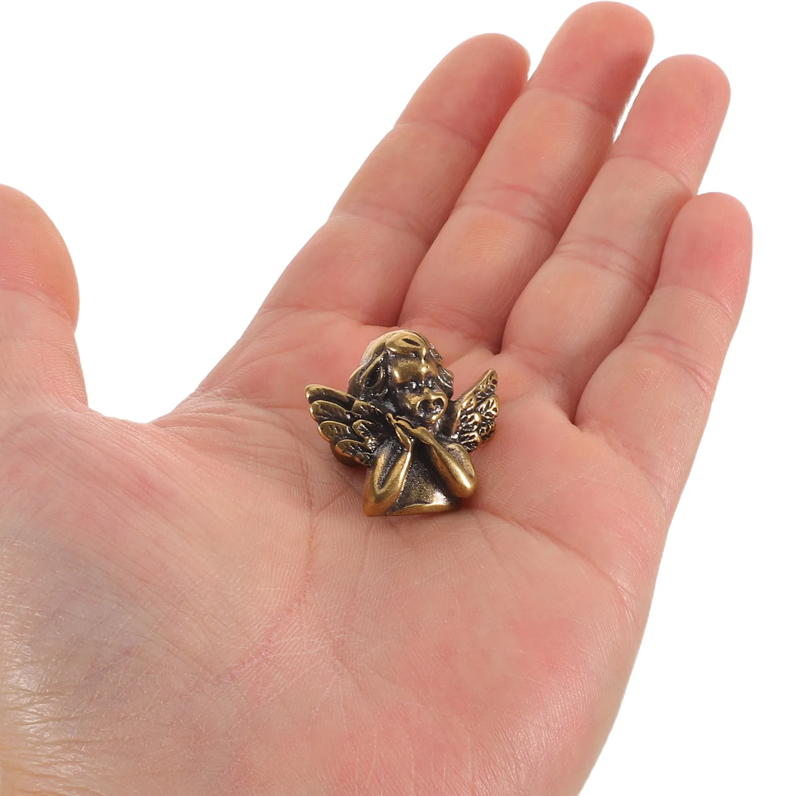 1 Set Metal Angel Drawer Pulls Vintage Brass Cabinet Handles For Kitchen Cupboard Closet Dresser Hardware Knobs Pulls