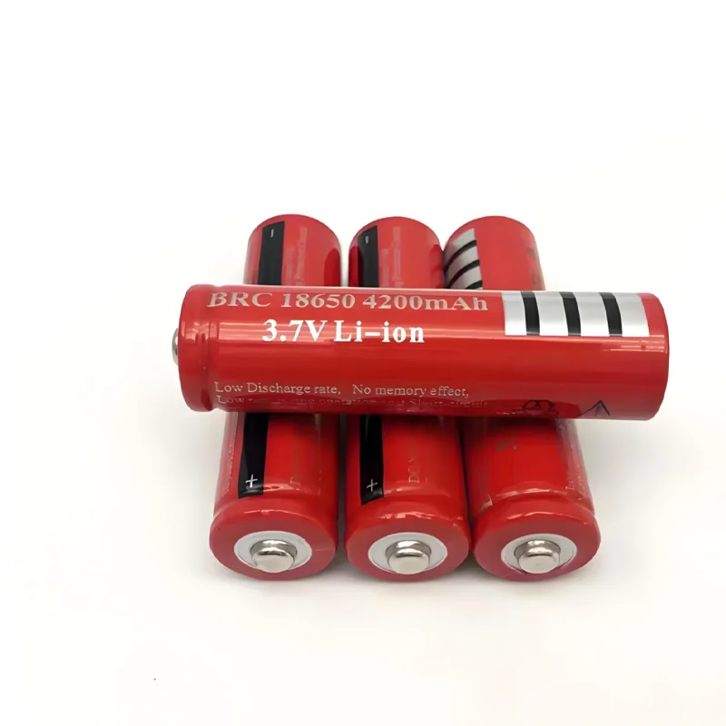 3.7V 4200mAh Rechargeable 18650 Lithium Battery For Led Flashlight Strong Light Torch Litio Bateria Recargable Long Lasting Safe