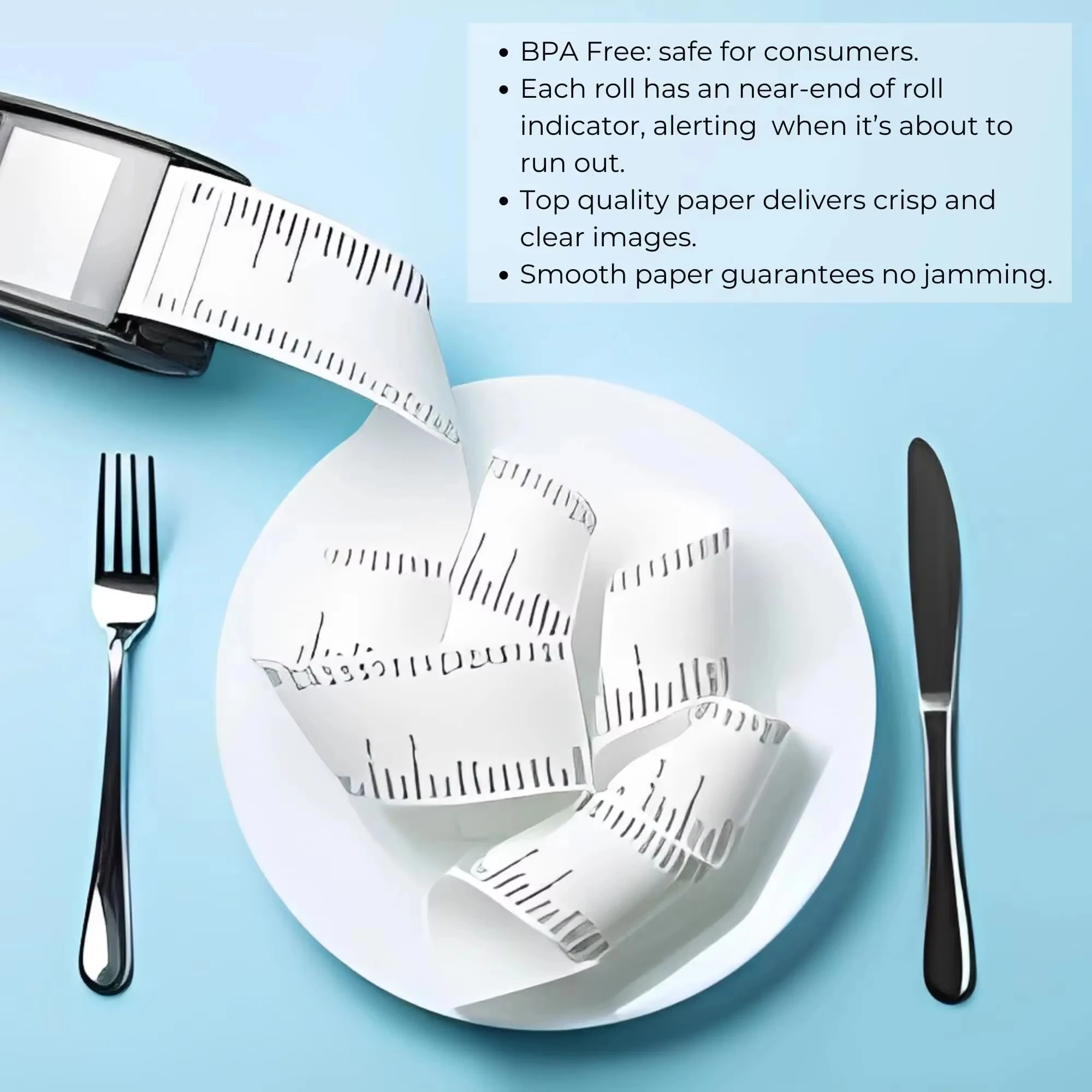 80x80mm Thermal Paper Rolls POS Cash Register Receipt Rolls for Samsung Printers