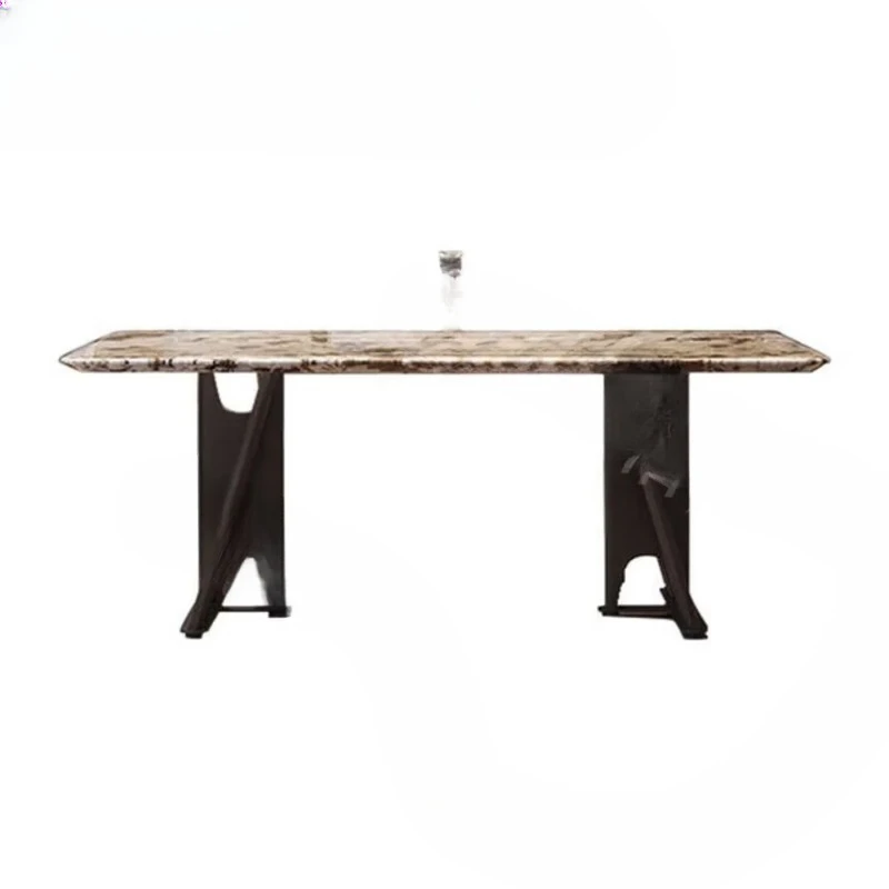 

Light luxury marble dining table, modern home designer