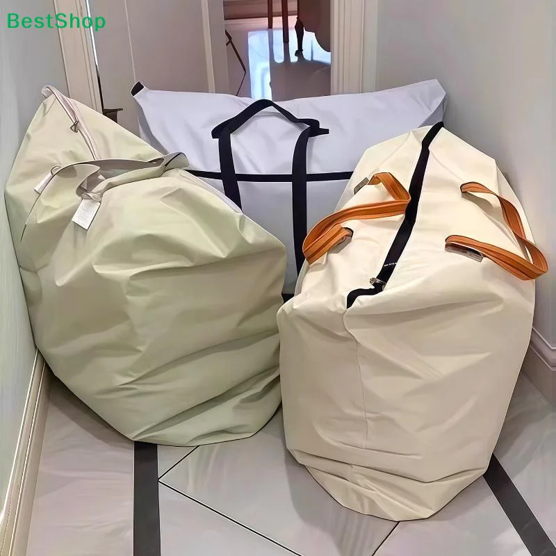 〔Z〕Bolsa de Armazenamento Grande Dobrável Impermeável com Alça Reforçada para Mudanças de Cama, Roupas e Cobertores