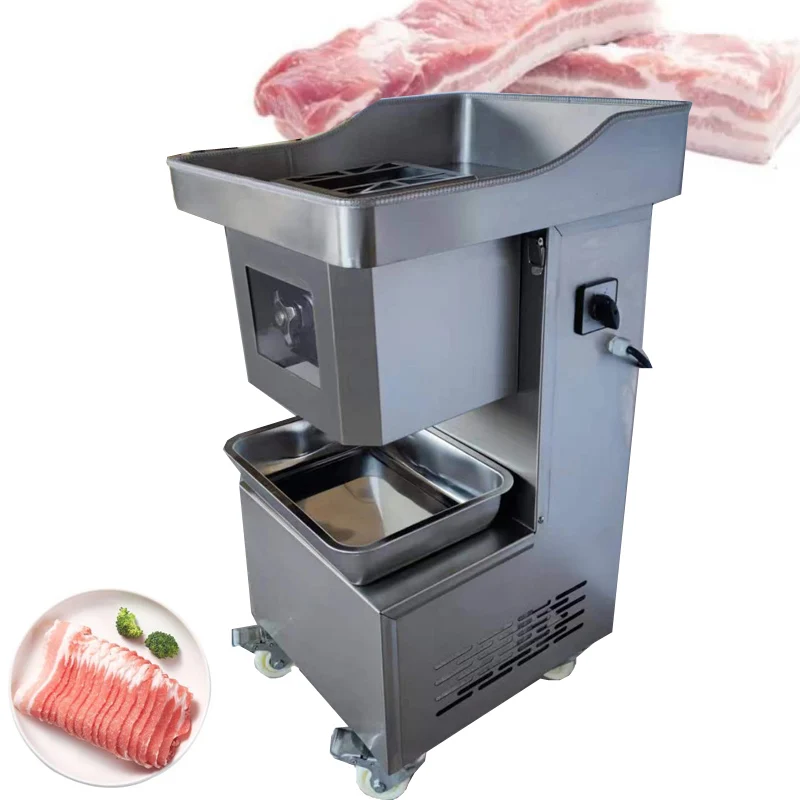 Chicken Breast Commercial Electric Meat Slicer Machine High Quality Stainless Steel Cutting Meat Machine