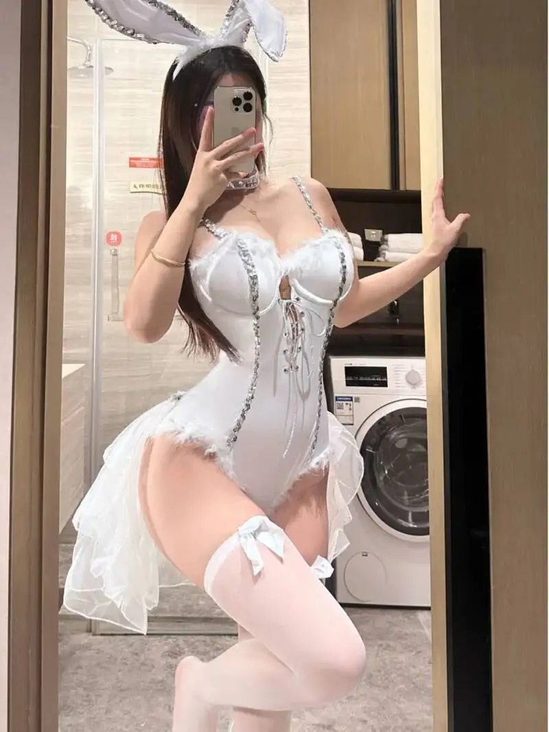 

Sexy Halloween Costume Cosplay Uniform Bunny Girl Bar Nightclub Christmas Costume Women Rompers Clothing Body Suits 5SR1