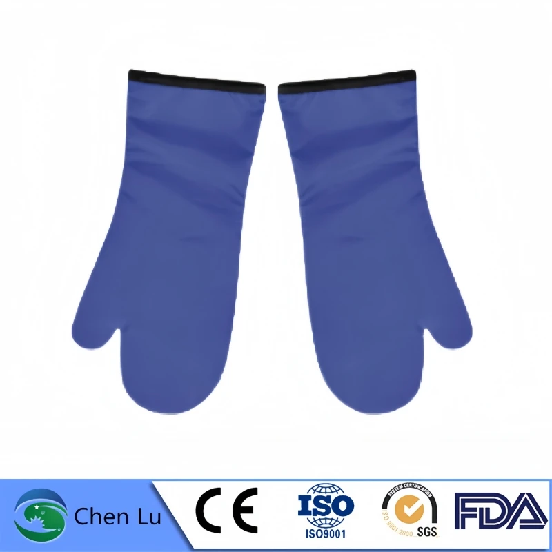 X-ray gamma ray protective super soft lead gloves radiological protection high quality 0.35/0.5mmpb adult lead mittens
