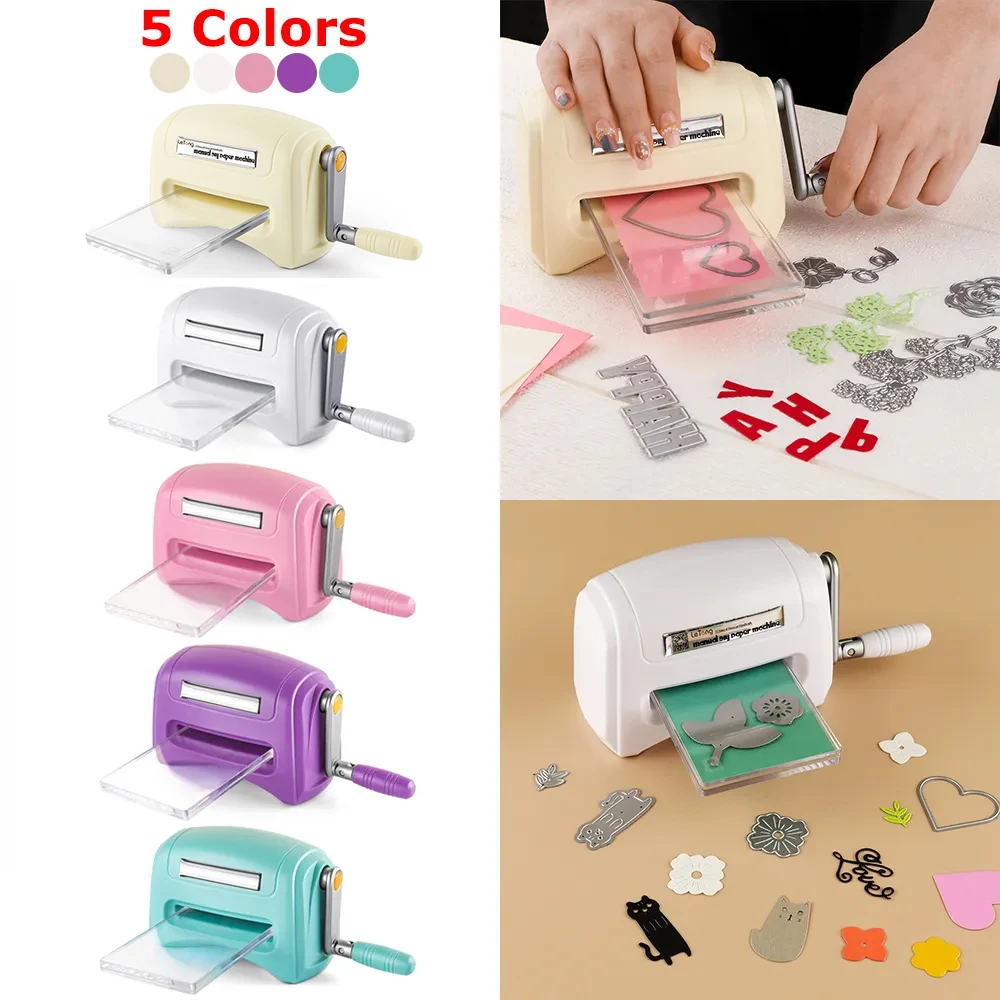 

Manual Craft Buddy Mini Die Cut Machine Embossing Machine with Cutting Plates DIY Arts Scrapbooking Craft Paper Cardmaking