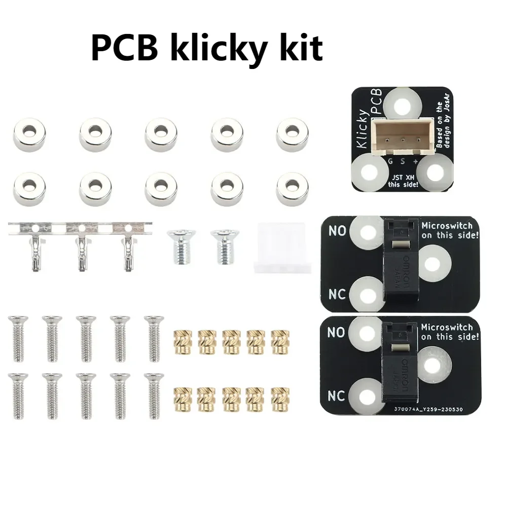 

Toaiot Voron PCB Klicky Kit Z Auto комплекты для выравнивания Auto D2F-01/D2F-01L для Voron Klicky Probe kit Impressora 3D Printer