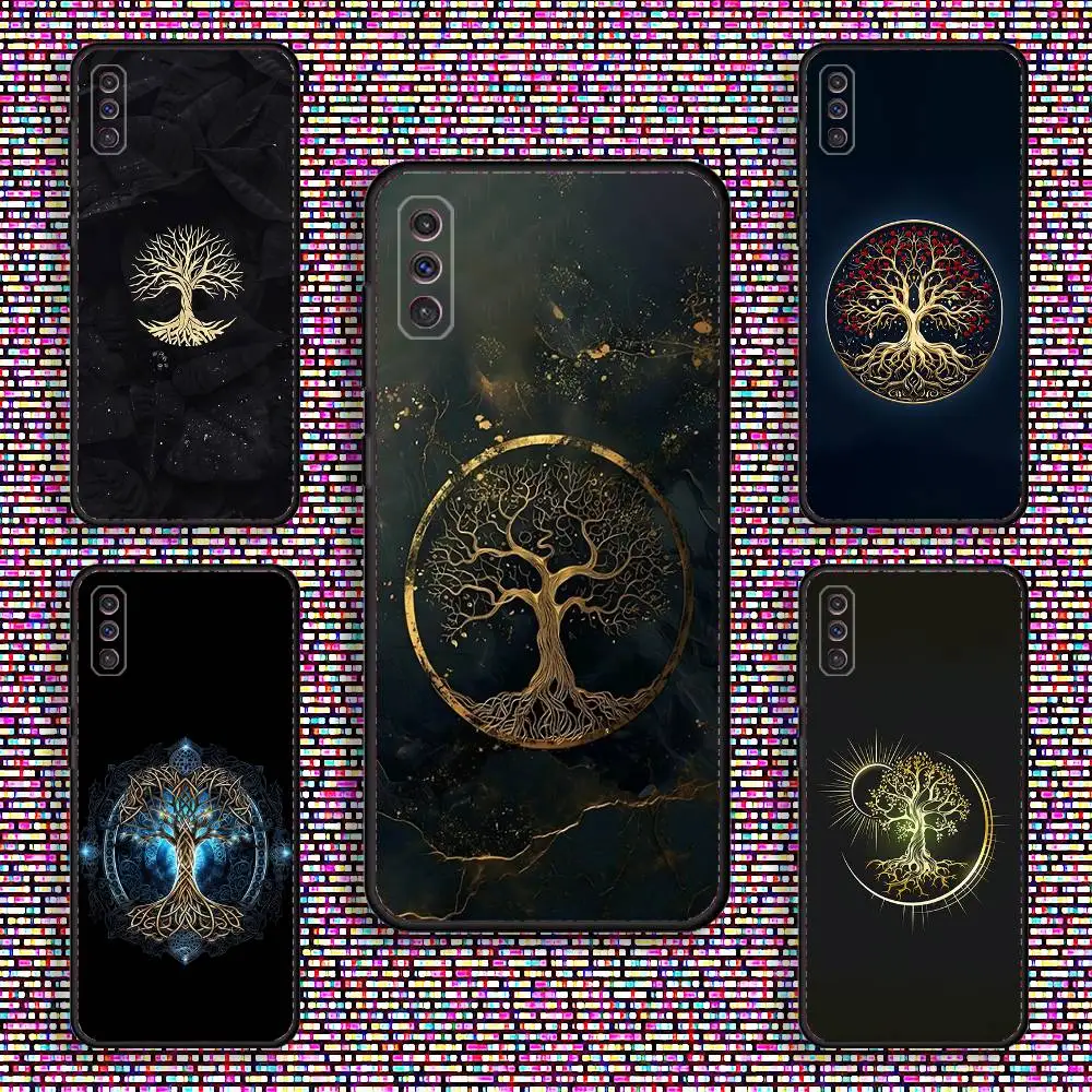 

Tree Of Life Phone Case For Samsung S 25,24,23,22,30,21,10,9,Ultra,Plus,Lite,FE,4,5 G Black Soft Case
