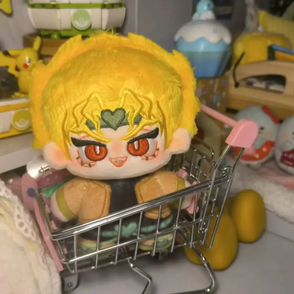 Colgante De Peluche Anime De JoJo's Bizarre Adventure: Figura Suave De Dio, Giorno, Jonathan O Pucci De 10 Cm, Llavero Y Decoración