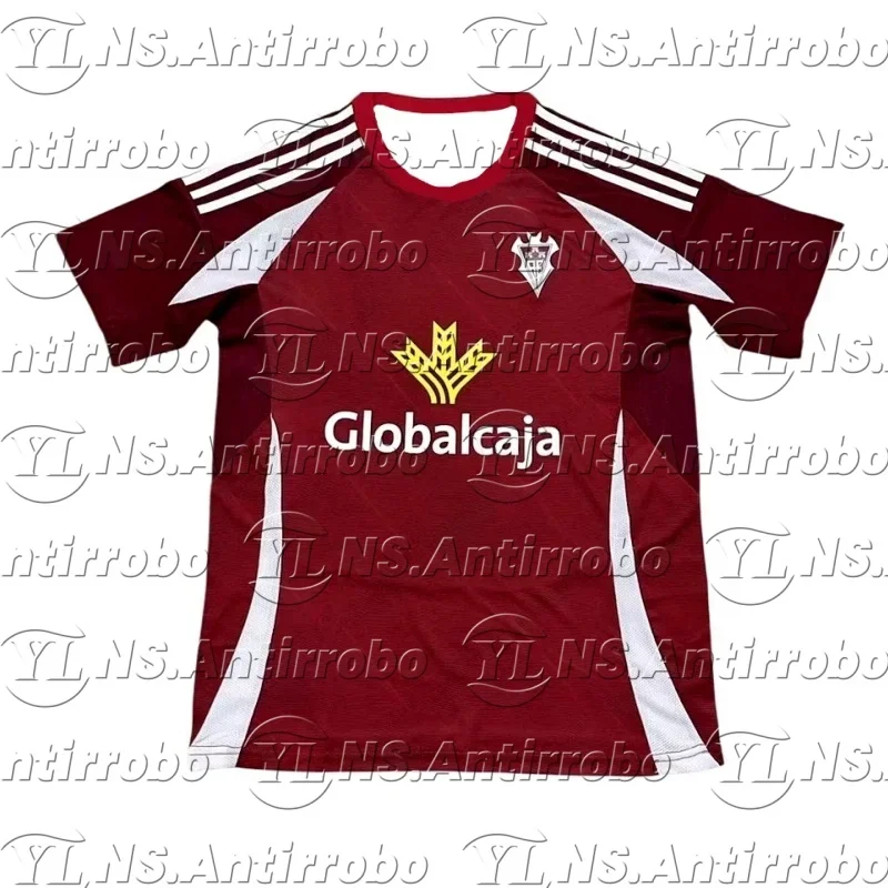 2025 Nueva camiseta retro con estampado 3D, conjunto familiar Albacete Balompie 24/25, camiseta de edición para fanáticos, conjunto deportivo informal