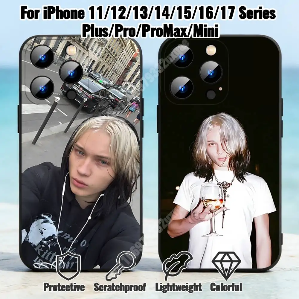 

N-Nettspend-S Early Life Crisis Phone Case for iPhone 17 16 Pro Plus Air 16E 15 14 13 12 11 Max Mini XR XS Silicone Cover