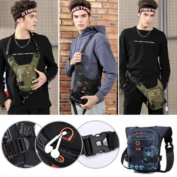 High Quality Waist Pack for Men Motorcycle Waterproof Nylon Hip Leg Bag Male Rider Messenger Thigh Bags Belt Fanny Pack