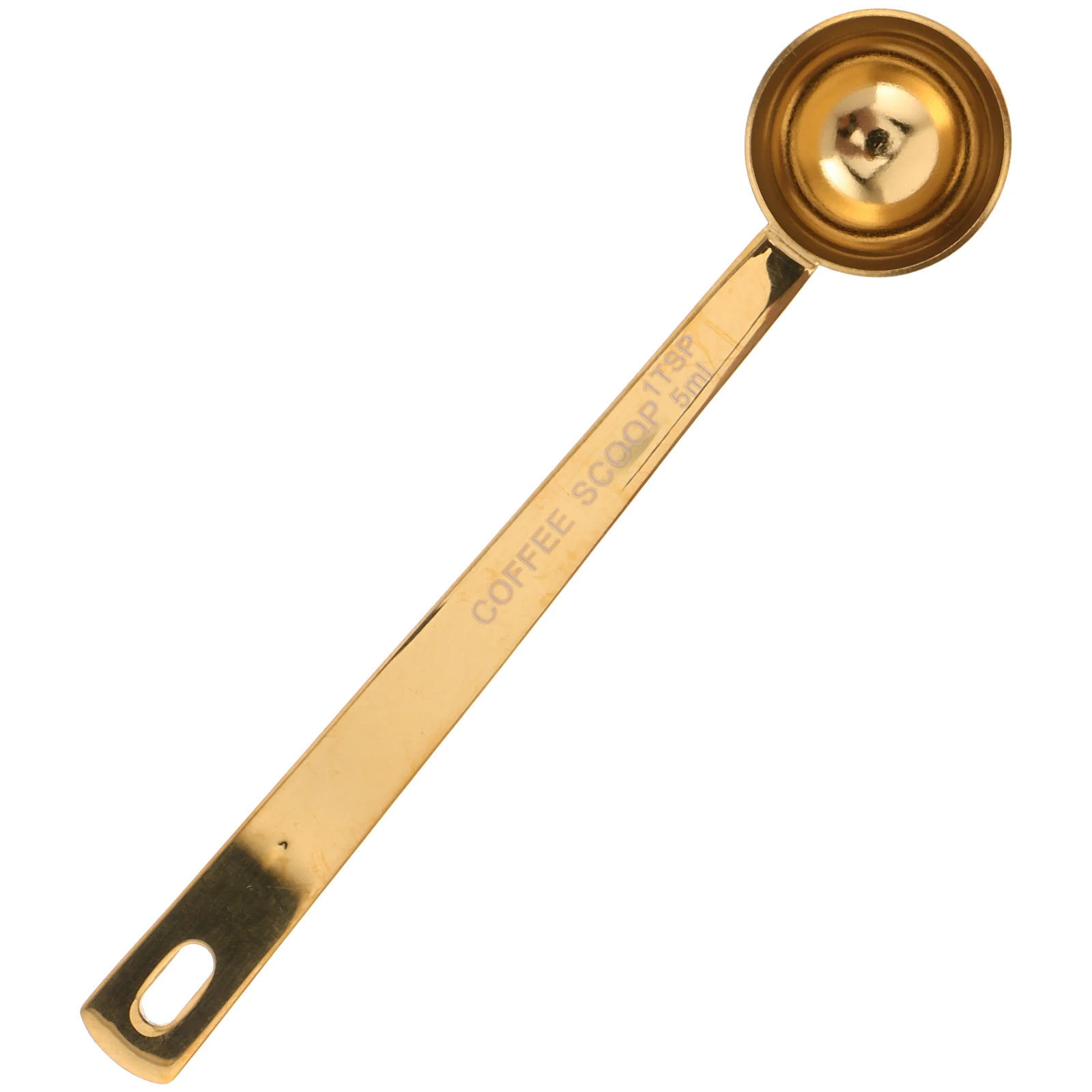 

Handled Coffee Measuring Spoon Spoons Cooking Baking Stainless Steel Golden Scoop for Milk Powder
