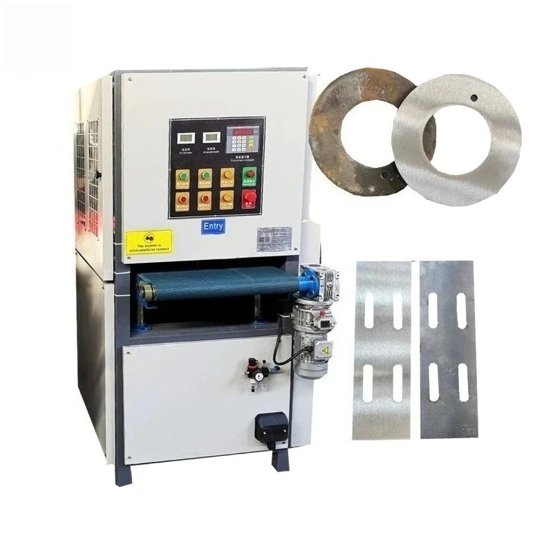 Fully Automatic 400mm 600mm 800mm Metal Flat Bar Surface Polishing Machine Surface Flat Grinding Deburring Machine