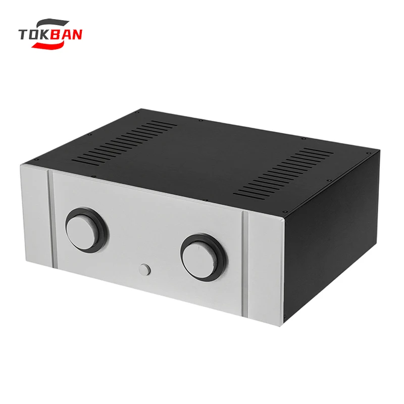 TOKBNA WA 193 All Aluminum Chassis  Suitable for Preamps, Tube Amps, DACs, Power Supplies, and Power Amps Multi purpose