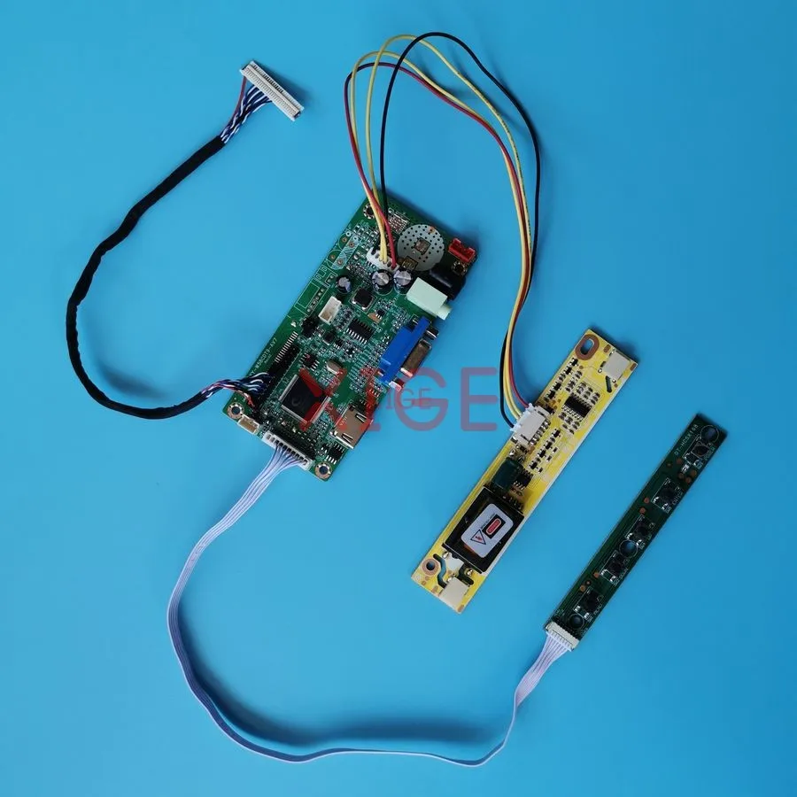 Display Drive Controller Board Fit MT185GW01 LTM185AT01 LTM185AT02 M185B1 VGA+HDMI 1366*768 30 Pin LVDS 2-CCFL 1366x768 Kit DIY