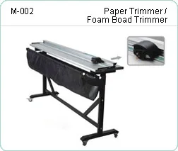 M-002 Large Format KT Board Paper Trimmer Cutter with Stand Small Manual Paper Cutting Machine 1680*330mm