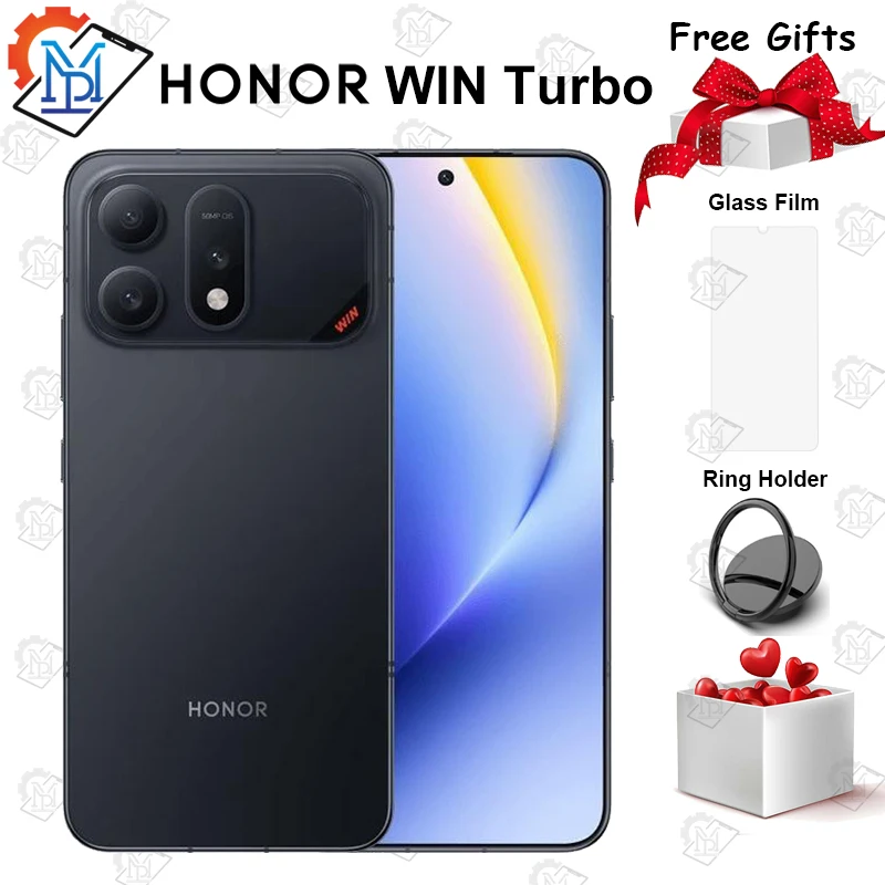 New Original Honor Win Turbo Mobile Phone 6.79 inches 120Hz Display Dimensity 8500 Elite Big Battery 10000mAh Gaming Smartphone