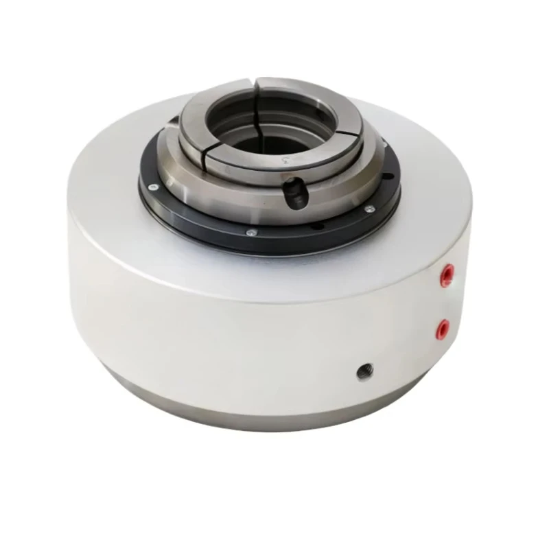 JA5-25 JA7-40 Pneumatic Steel Power Chuck Rotating Hollow Air Collet Style Chuck