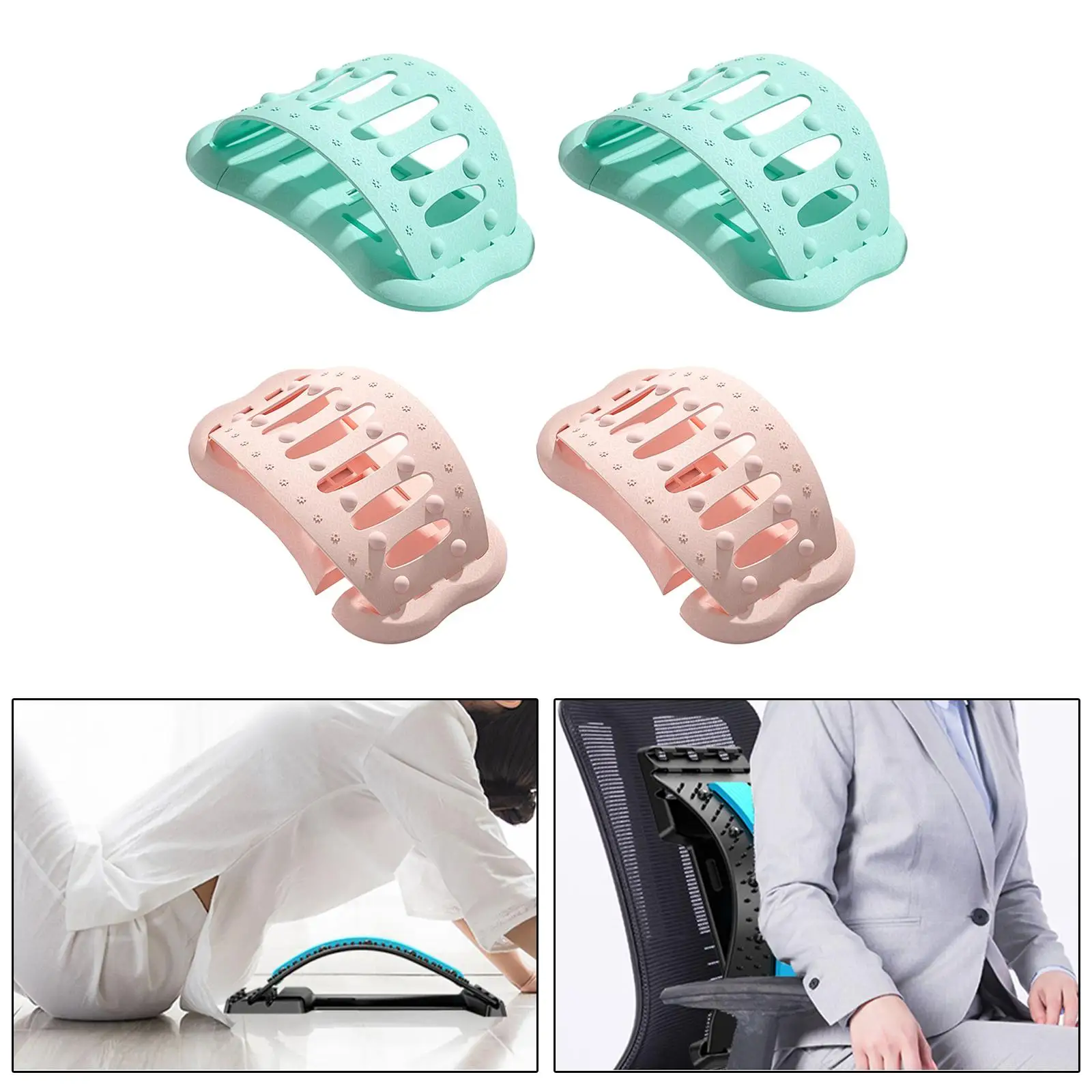 

Back Stretcher Spine Corrector Lower for Stretching Device Fitness Support