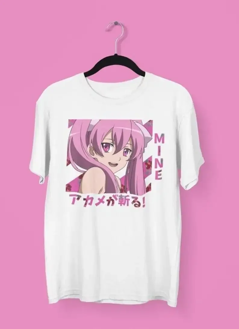 Unisex Akame Ga Kill Anime T-Shirt, Leone, Esdeath, Mine, Waifu Shirt