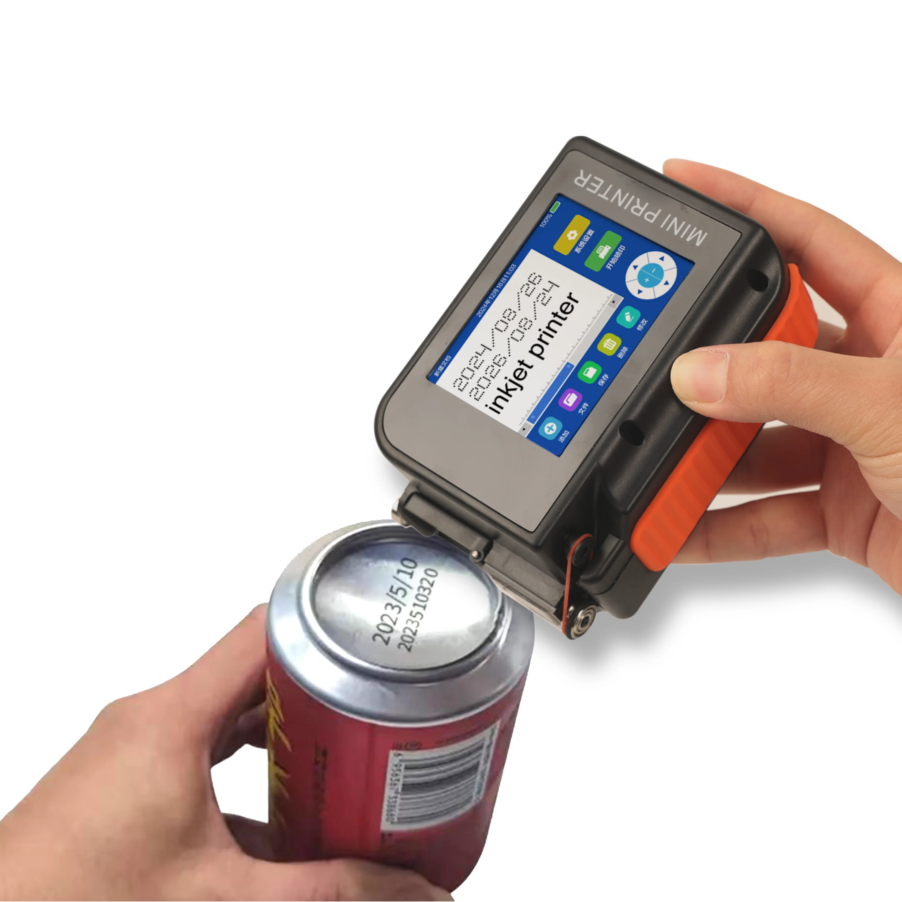 

High Quality Portable Mini Handheld Inkjet Printer Compact 2025 Manual Encoder for Flex for Egg Expiry Date Batch Number