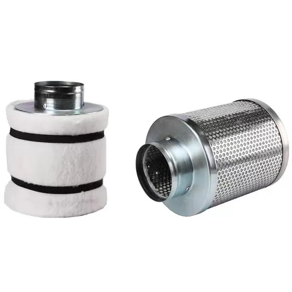 4/6/8 Inch Hydroponic Activated Carbon Air Filter Ventilation Accessory For Grow Tent Inline Duct Exhaust System