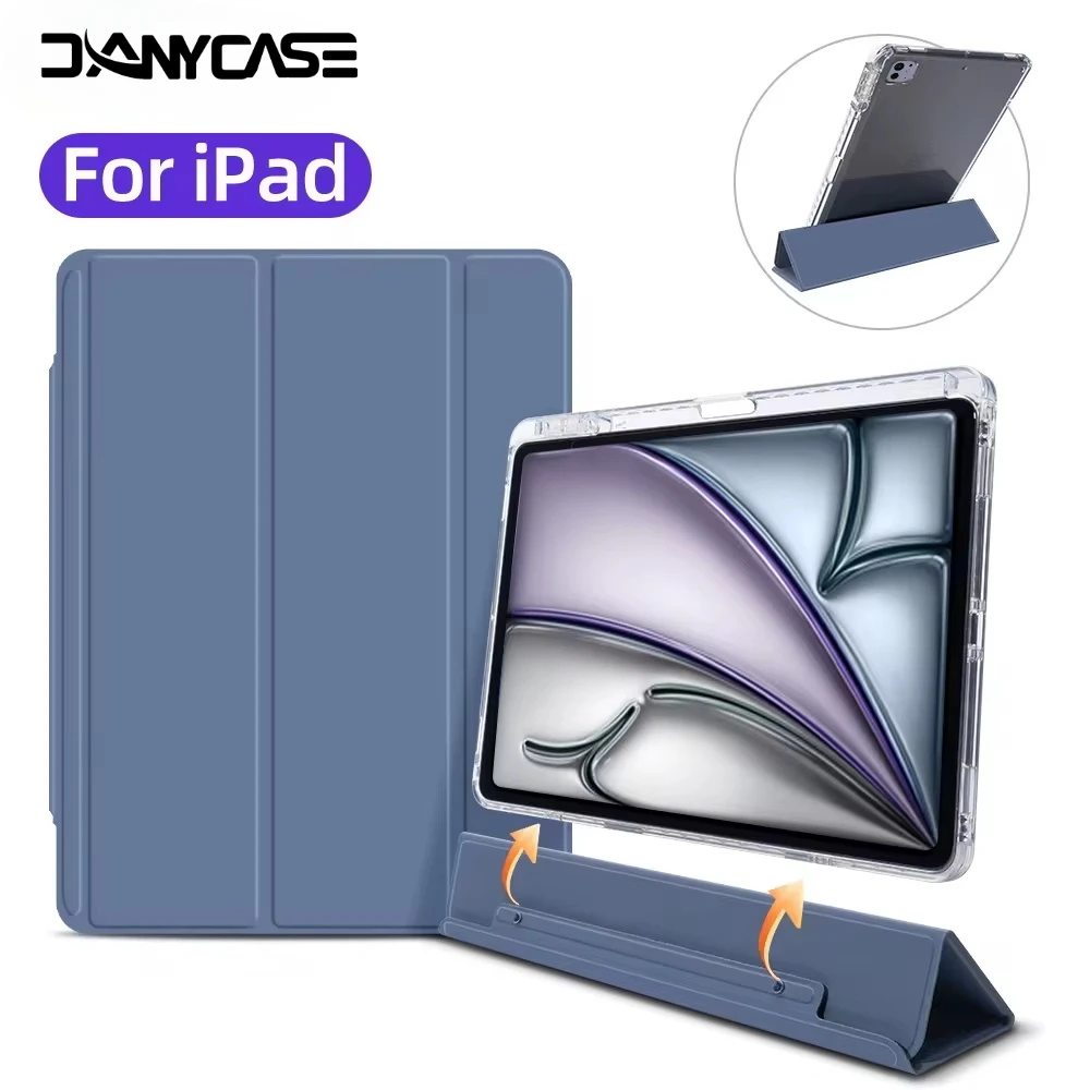 For iPad Air 11 M2 2024 Case iPad Pro 11/13 M4 10th Gen 7 8 9th 10.2 Air 4 5 10.9 Pro 12.9 5/6th Magnetic Separation Cover