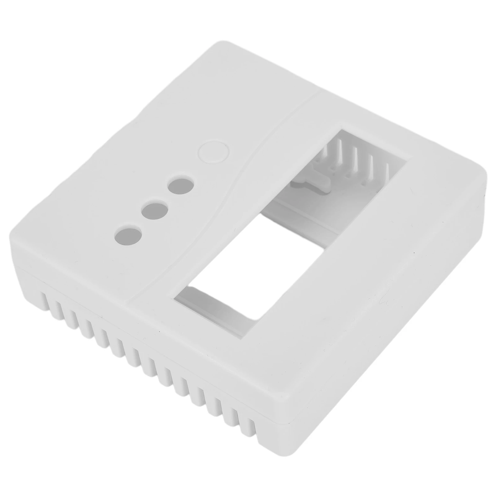 White Plastic 86 Type Project Box Enclosure With 5x6mm Buttons For LCD1602 Meter Tester DIY Kit And For Nixie Tube Mount