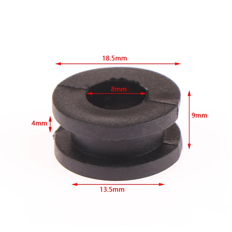 Innovative And Practical For     10PCS Motorcycle Side Cover Black Rubber Grommets Gasket Fairings