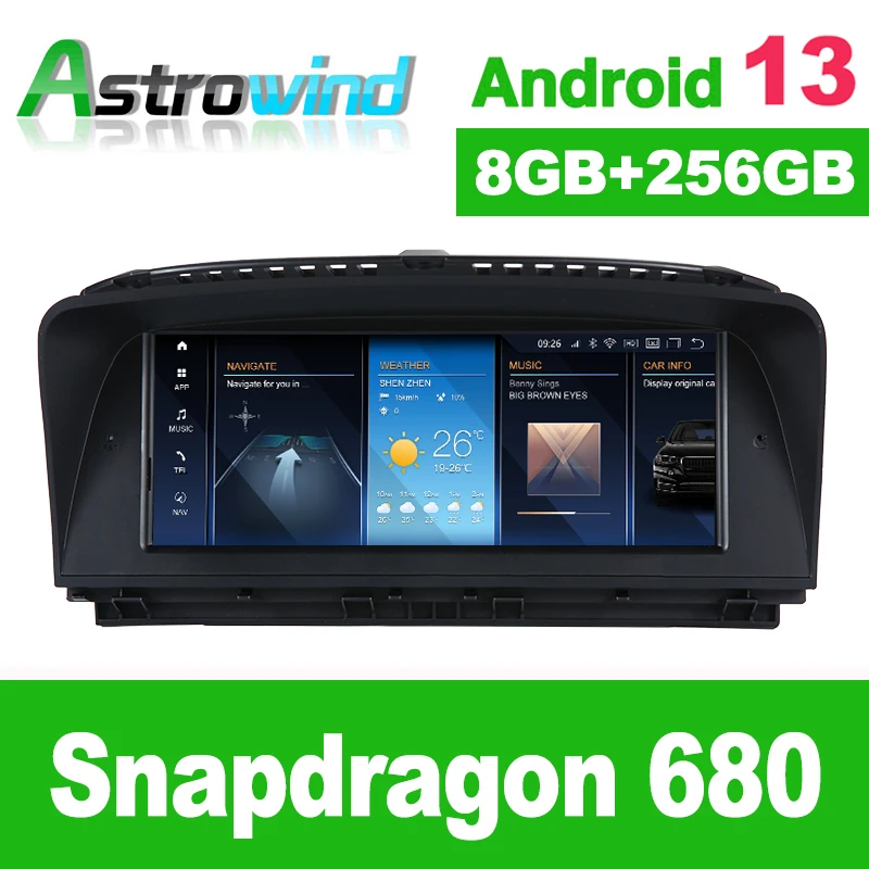 

8.8 inch 256G ROM Android 13 Auto Player GPS Navigation System Media Stereo forBMW 7 Series E65 E66 CCC with Optical Fiber