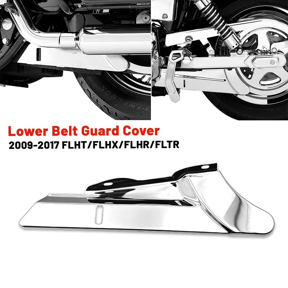 ل هارلي إلكترا شارع الطريق الإنزلاق الملك FLHTK FLHX FLHR FLTR 2009-2017-2025 دراجة نارية CNC الحزام السفلي الحرس غطاء الكسوة #1