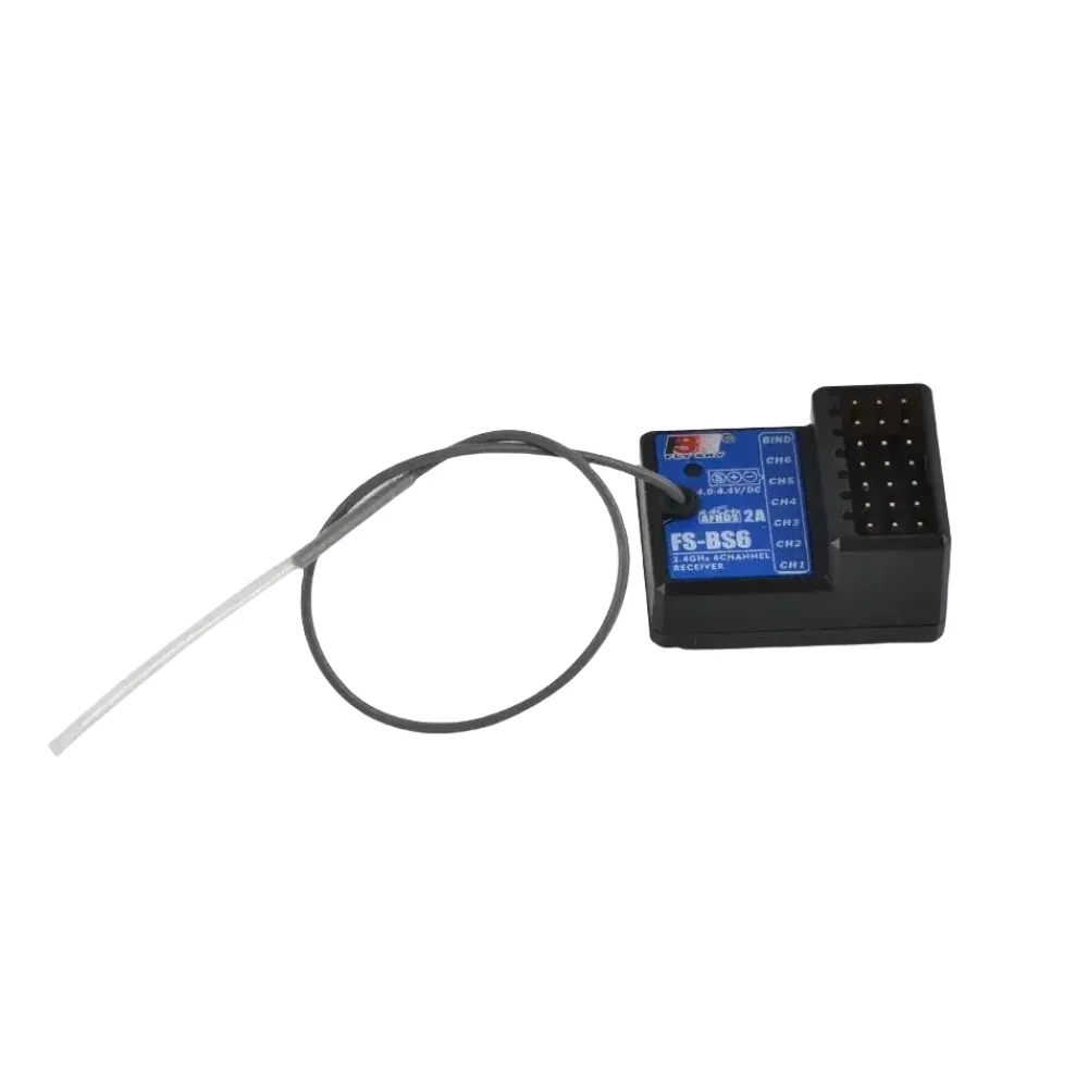 FlySky FS-BS6 Receiver 2.4Ghz 6CH AFHDS2 for FlySky FS-GT5 FS-IT4S Transmitter RC Car Boat