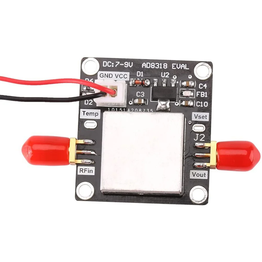 Y06A AD8318 로그 검출기 Mondule 증폭기 1M-8GHz 70DB 동적 ALC AGC 제어, 로그 검출기 Mondule