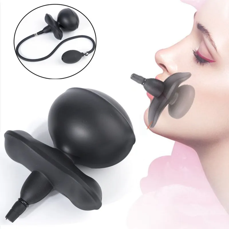 

Silicone Huge Inflatable Mouth Gag Restraint Slave Bondage Open Mouth Ball BDSM Gag Adult Games Toys For Woman Men Couples