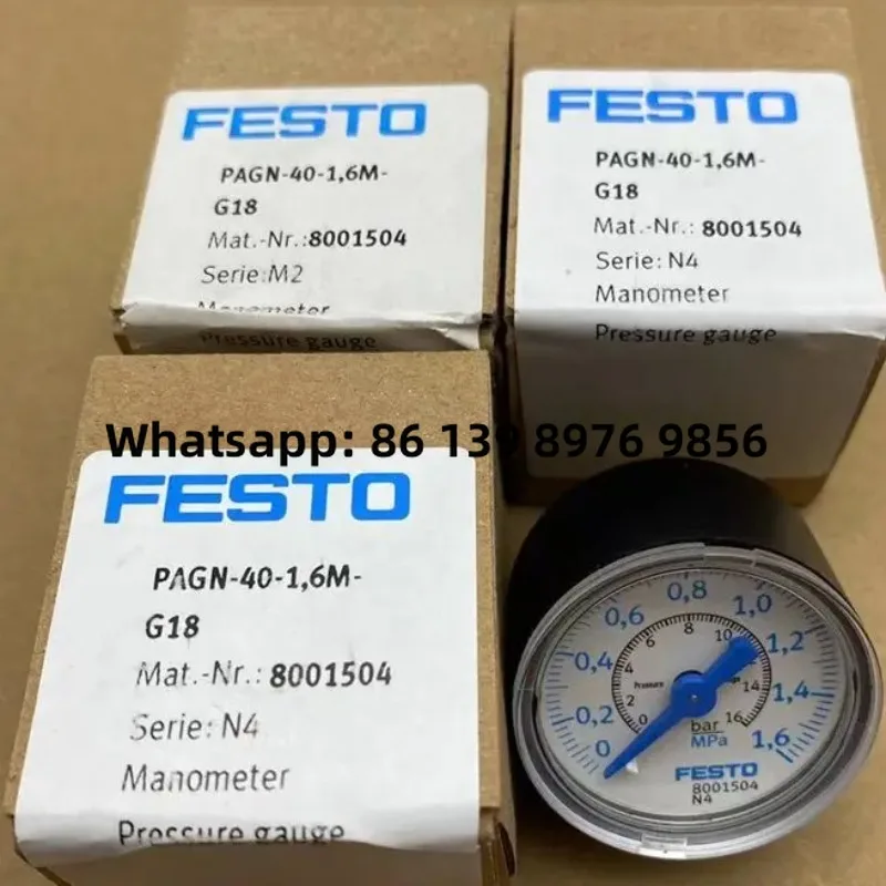 FESTO MA-40-16-1/8 345395 UPGRADE TO 8001504 PAGN-40-1.6M-G18-CPA  MA-40-10-1/8 359874 UPGRADE 8001503 PAGN-40-1M-G18-CPA