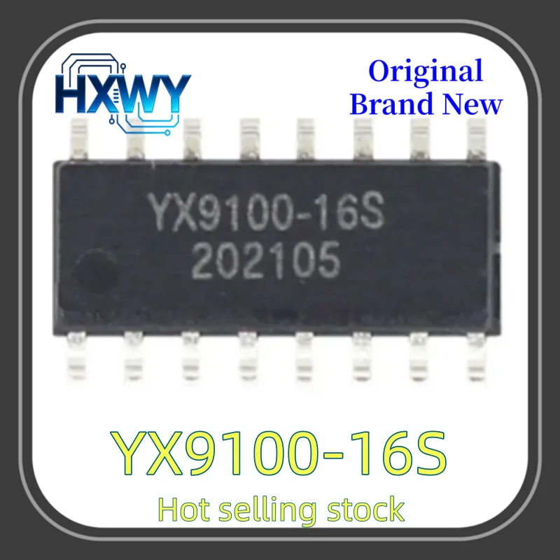 (5/10 pieces) YX9100-16S YX9100 SOP-16 Audio Processing Chip New Electronic Parts Fast Delivery High Quality In Stock