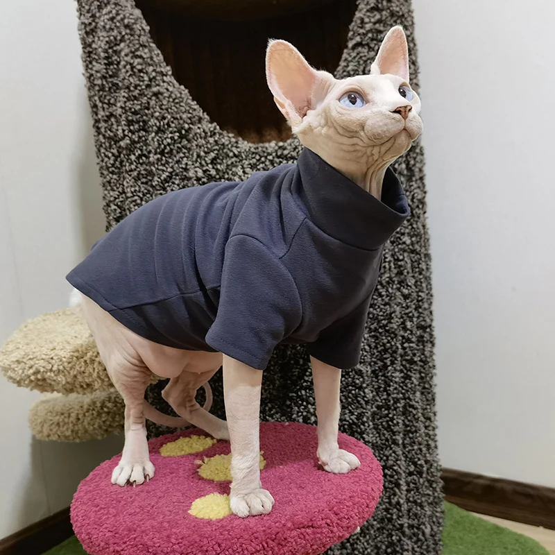 Dog Clothes for Cat Bottoming Shirt Winter Warm French Bulldog Sphinx Hairless Cat Clothes PET Dirt Resistant Shirt Ropade Perro