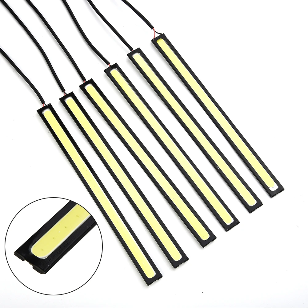 New Practical Useful High Quality White Strip Lights Lamp Parts Replacement Ultra-Thin Van Vehicle Accessories