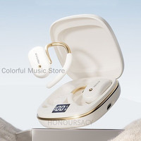 Cute REMAX Wireless Bluetooth 5.4 Ear-Hanging Headset OWS Air Conduction Mobile Phone Call Headsets Portable Audio Communication