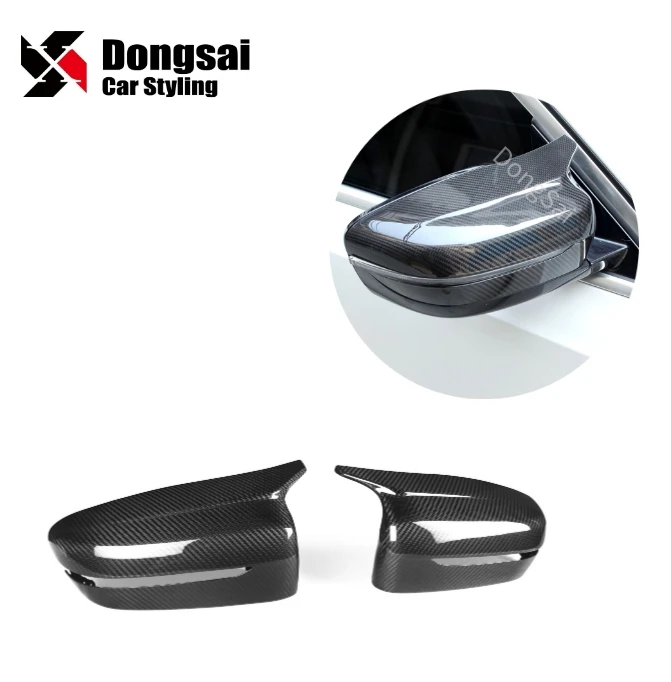 

M Look Style Dry Carbon Fiber RHD Mirror Cover Caps for BMW 3 Series G20 320i 325i 340i M sport