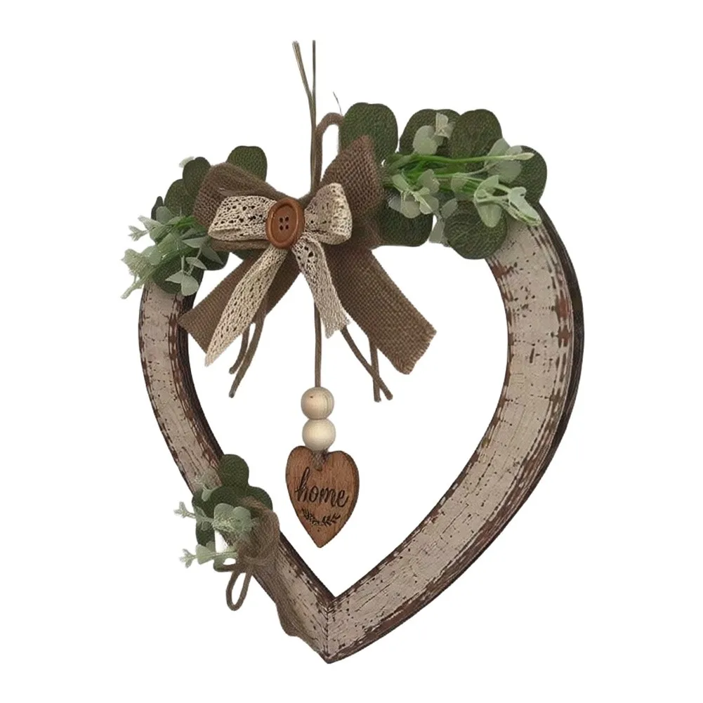 Rustic Heart Ornament For Home Decor Heart Wall Decor Year Round Decoration Garland Base Timeless Farmhouse Look