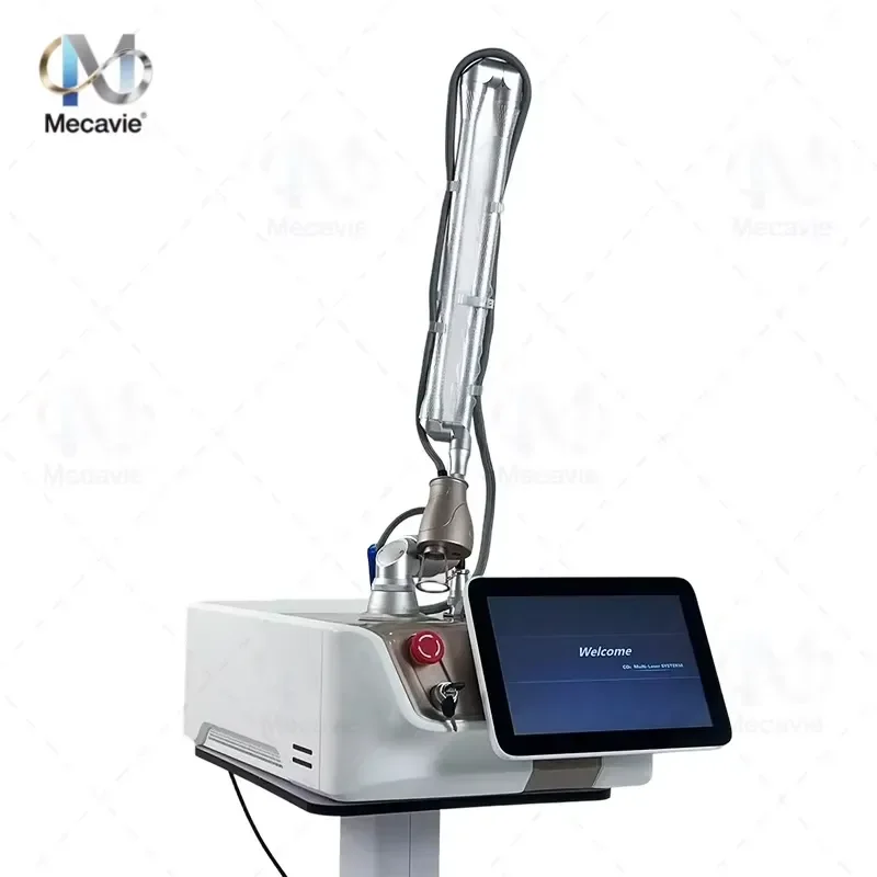 Fractional CO2 Machine 3 Working Heads Resurfacing Stretch Marks Acne Scars Mole Private Tightening
