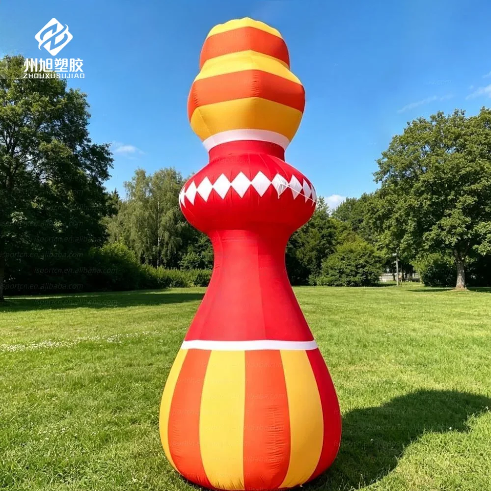 Inflatable tube column, popular for outdoor activities. Red and yellow inflatable tube columns are on sale.
