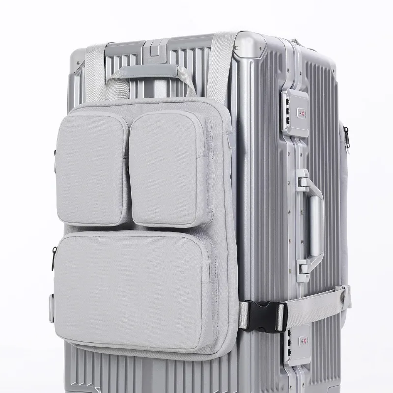 

Luggage External Hand Held 16 Inch Laptop Bag Detachable Lightweight Backpack Travel Essential Easy Load Vest Bag Holiday Gift