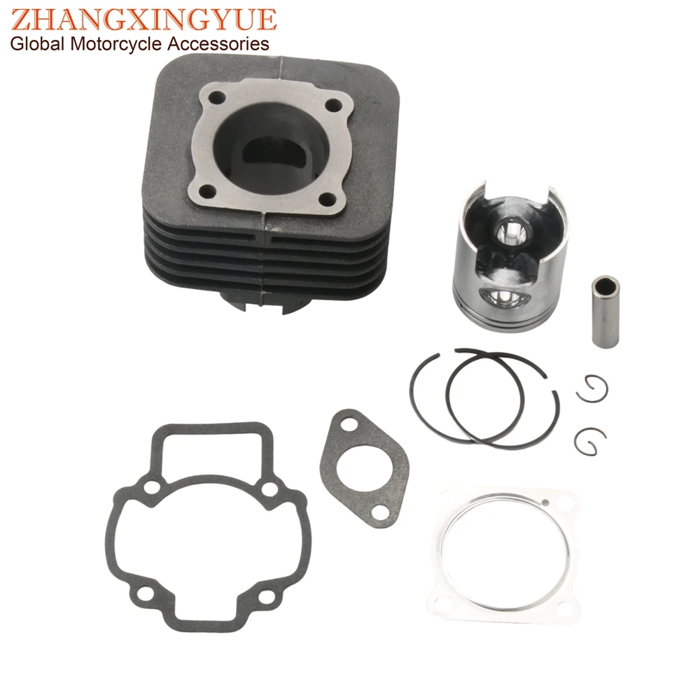 47mm 70cc Racing Cylinder Kit & Head For Gilera 50 Easy Moving Ice Stalker Naked Storm Typhoon Xr 50cc AC 2 Stroke