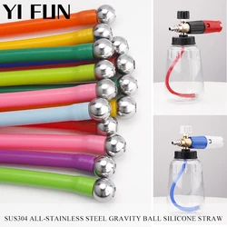 Car Wash Accessories Stainless Steel Filter For High Pressure Washer Foam Cannon Snow Foam Lance Fillter with Plastic pipe