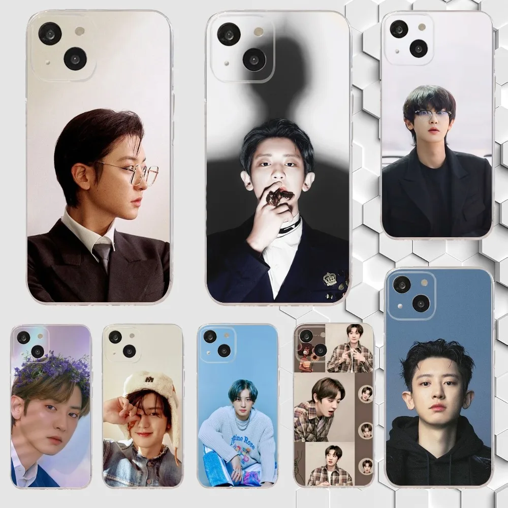 Чехол для телефона Kpop Park Chanyeol для iPhone 15,14,13,12,11 Plus,Pro,Max,XR,XS,X,7,8 Plus,SE, мини прозрачный силиконовый мягкий